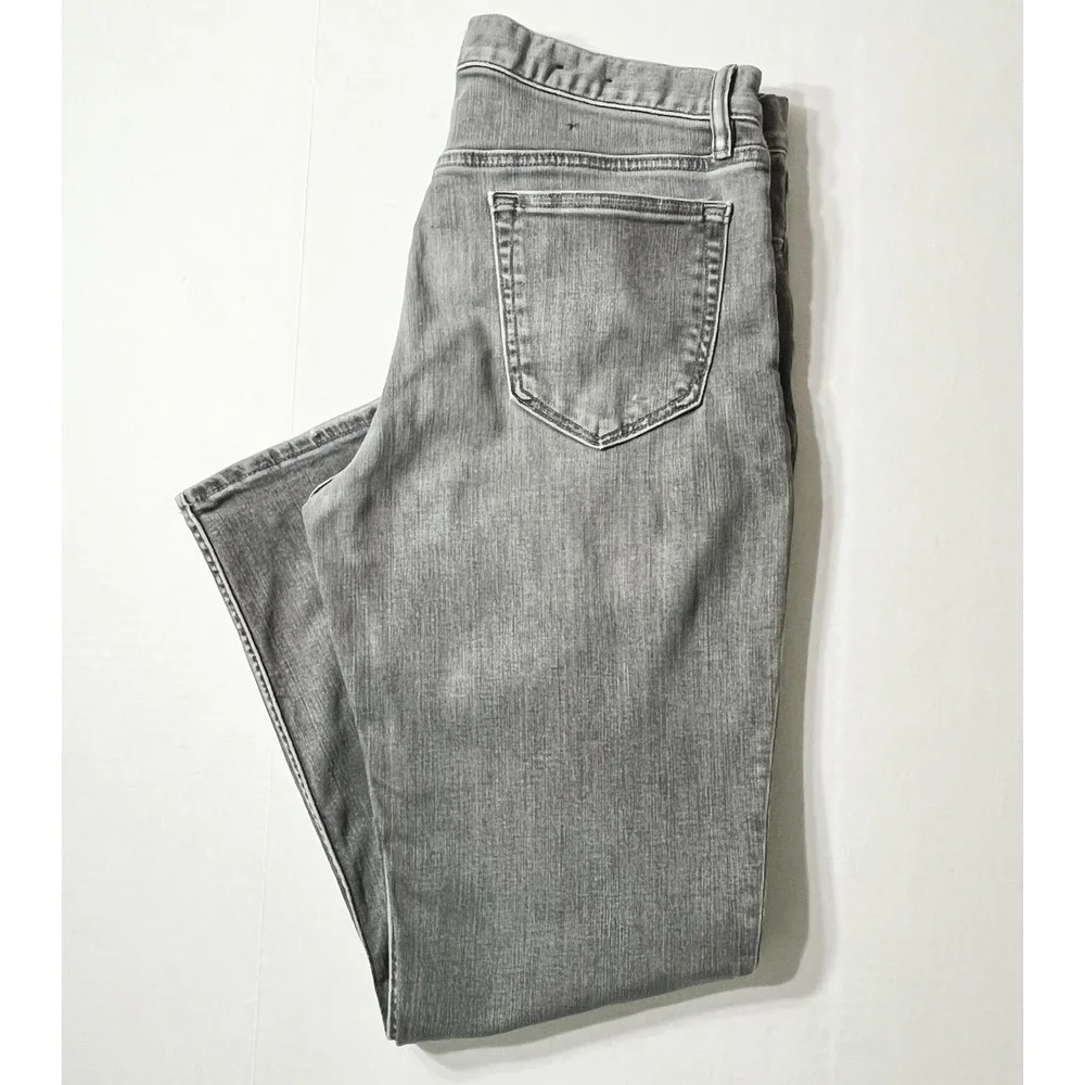 Banana Republic Jeans Men's 34x30 Gray Slim Fit Stretch Grunge Emo Mallsoft‎